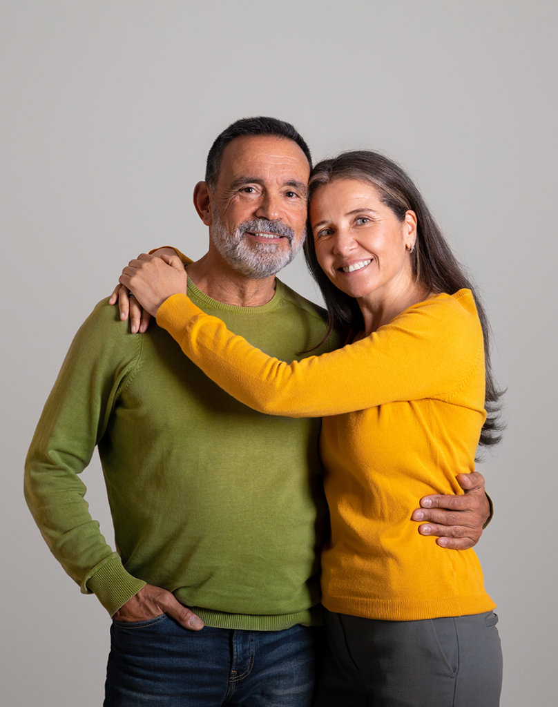 Couple appreciating the benefits of Hormone replacement therapy