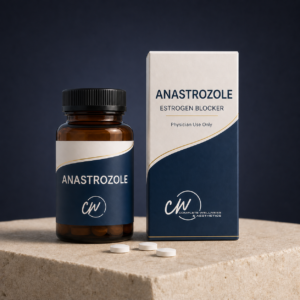 Anastrozole product packaging — Complete Wellness & Aesthetics
