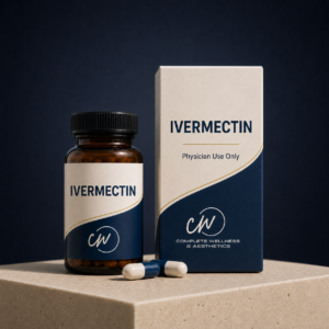 Ivermectin product packaging — Complete Wellness & Aesthetics