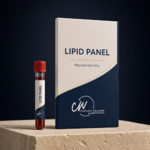 Lipid Panel product concept — Complete Wellness & Aesthetics